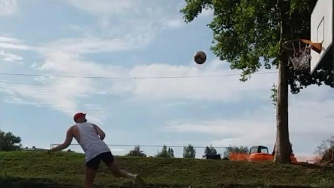 Slovenian Man Shows Off Basketball Soccer Crossover Tricks