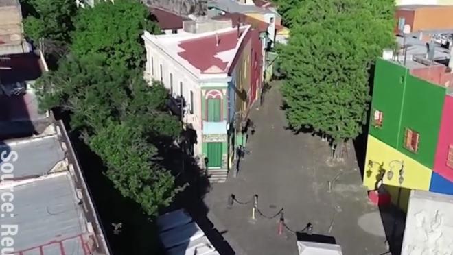 La Boca Neighborhood A Ghost Town