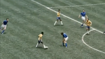 Pelé assist to Carlos Alberto HD