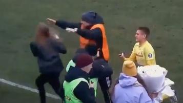 Soccer player marriage proposal ruined by security guard