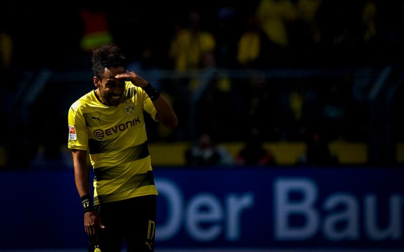 Aubameyang of Dortmund