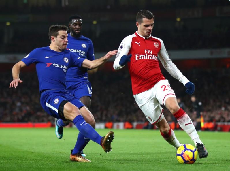 Arsenal Chelsea EFL Cup Granit Xhaka