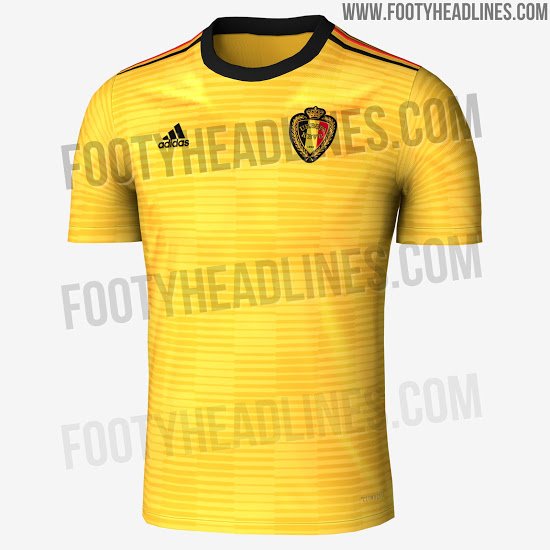 Belgium 2018 World Cup away jersey