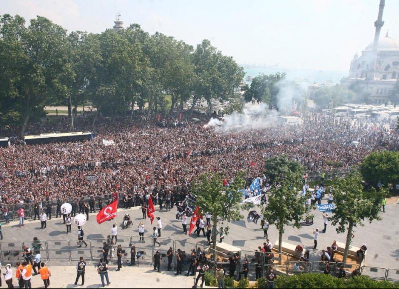 Besiktas title celebrations