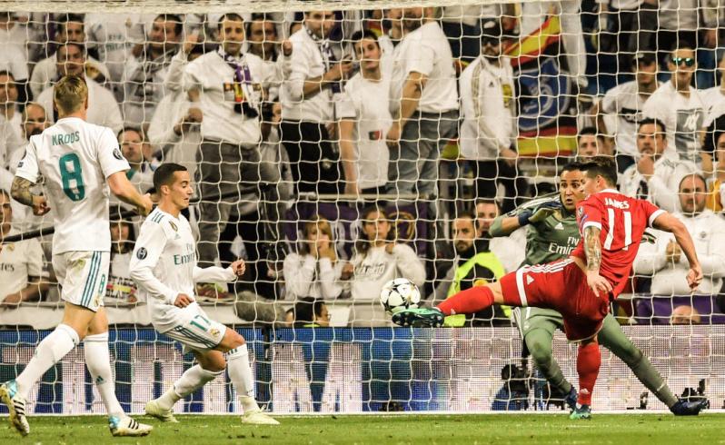 Keylor Navas saves vs Bayern Munich