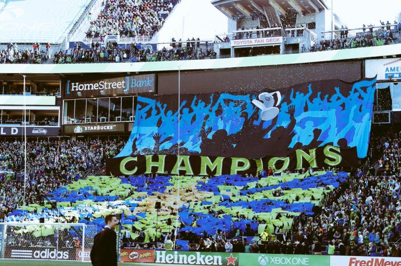 Seattle Sounders tifo