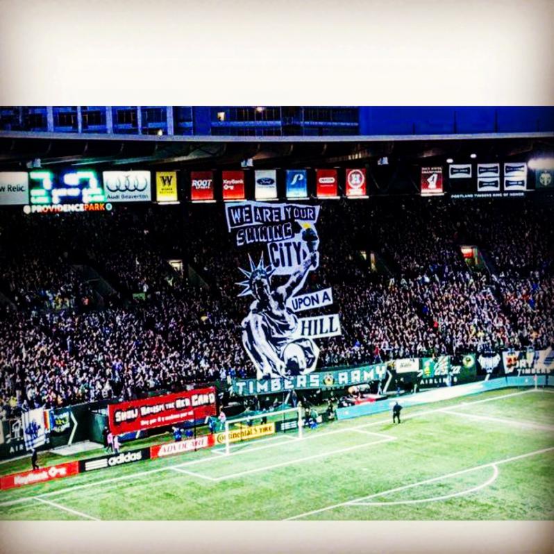 Portland Timbers tifo