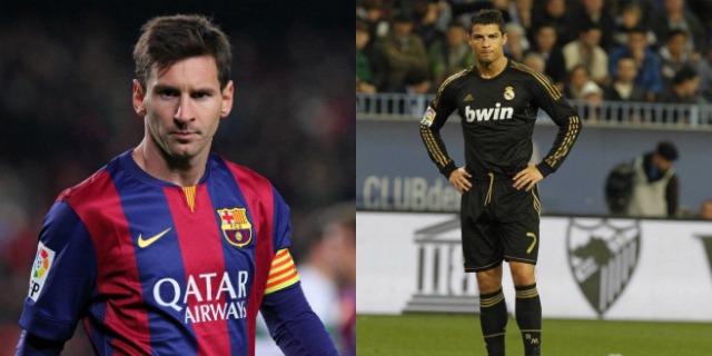 Lionel Messi and Cristiano Ronaldo age 27