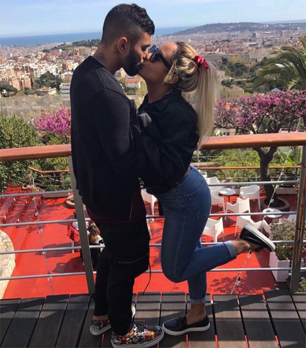 Rafaella, Neymar's sister, and Gabriel Barbosa