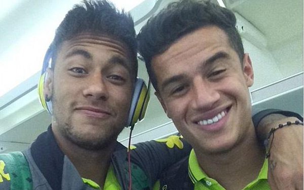 Philippe Coutinho and Neymar