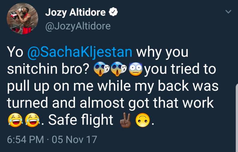 Jozy Altidore Sacha Kljestann fight