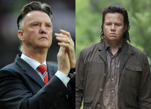 Soccer Players As The Walking Dead Characters: Louis van Gaal as Eugene Porter