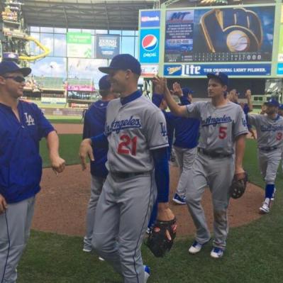 Los Angeles Dodgers vs England National Football Team