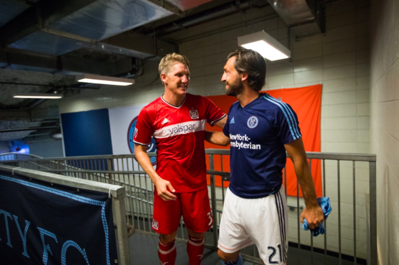 Schweinsteiger and Pirlo