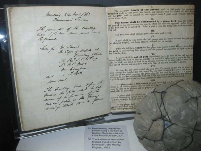 Original Rules of Football, FIFA, 1863