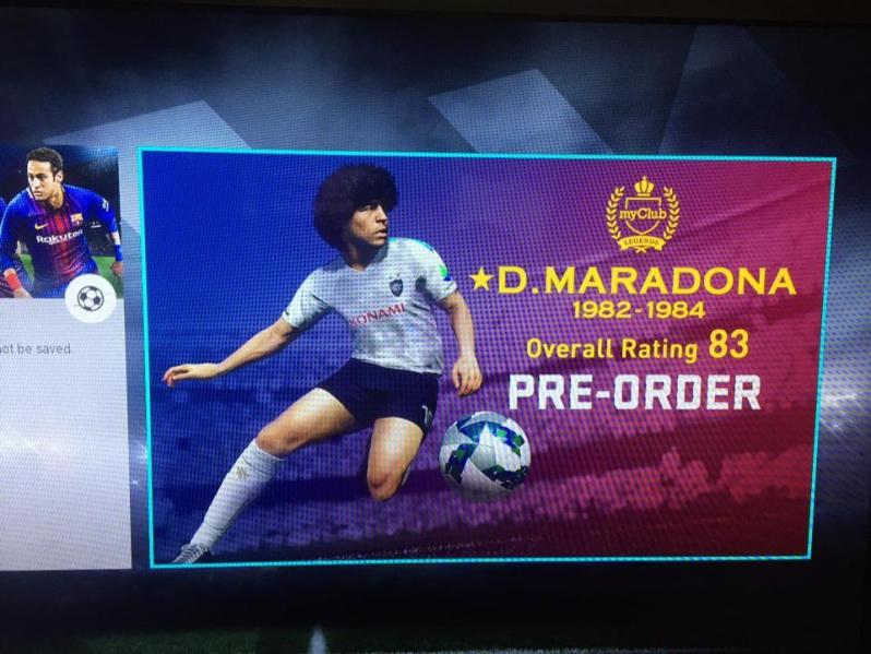 PES 18 Maradona