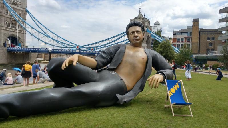 Jeff Goldblum Statue