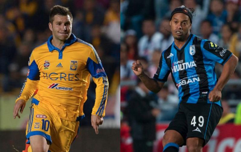 Gignac and Ronaldinho