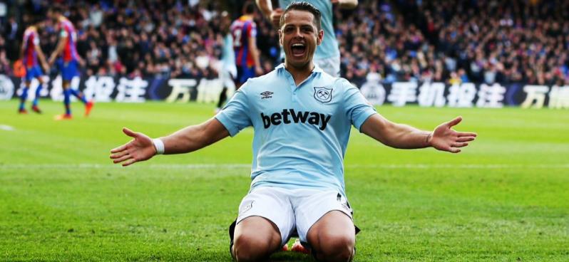 Chicharito goal vs Crystal Palace