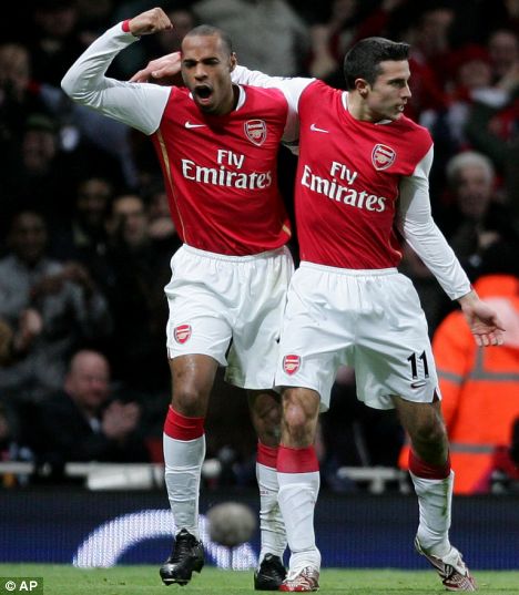 Henry and van Persie