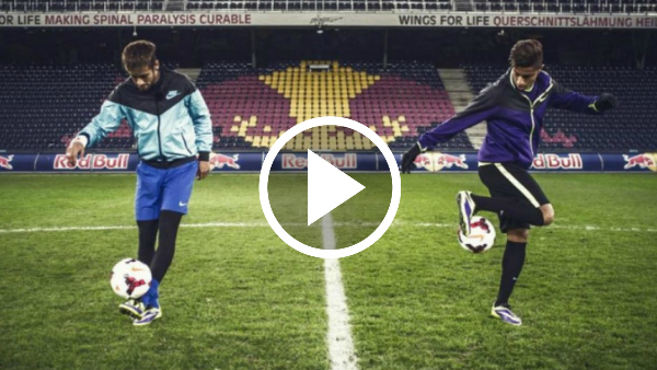 16-Year-Old Takes On Neymar Freestyle