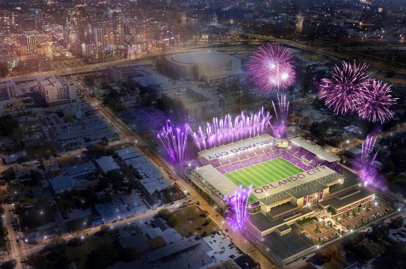 Orlando City Stadium Rendering by Populous