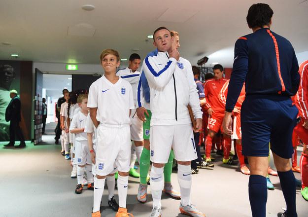 David Beckham's Son Romeo With Wayne Rooney