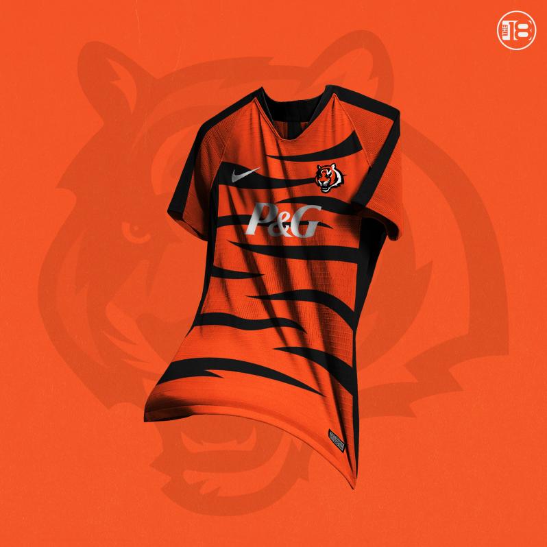 Cincy Bengals Soccer Jersey