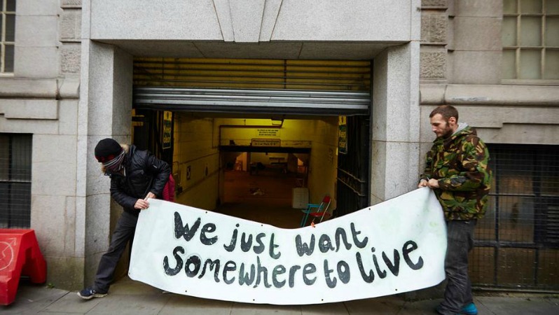 Neville helps the homeless by giving Wesley Hall and the Manchester Angels a place to live