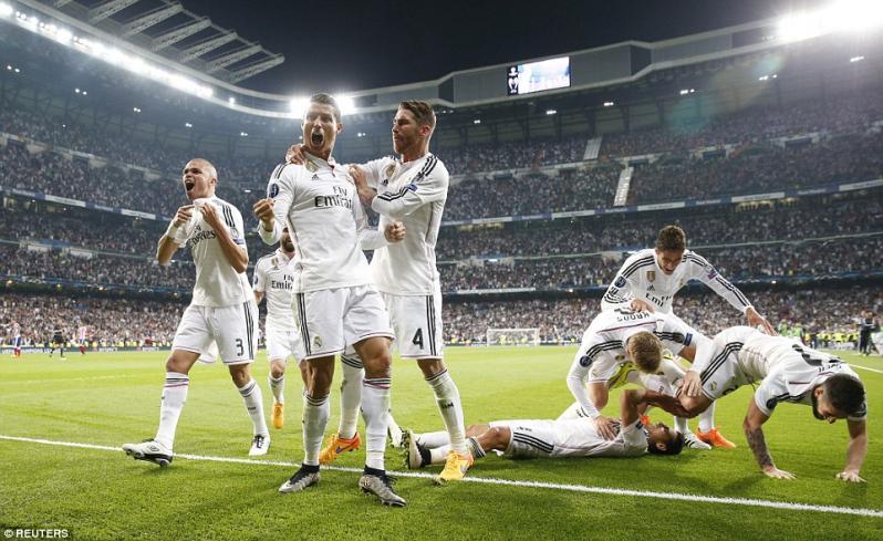 pictures of amazing stadiums, bernabeu celebration