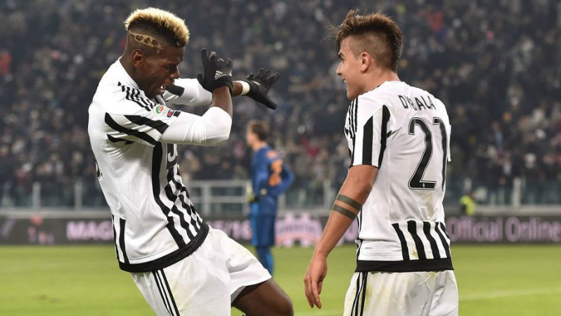 Paulo Dybala and Paul Pogba