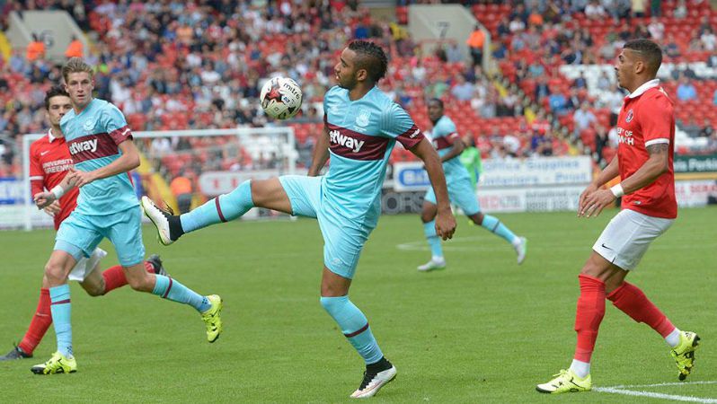 Dimitri Payet is shown in the middle of what we imagine is a flowing, majesterial display of skill. 