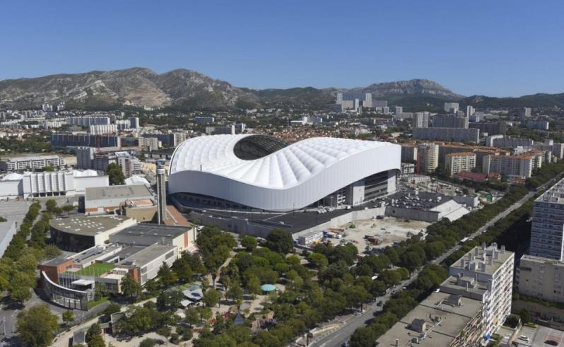 pictures of amazing stadiums, stade velodrome arial